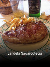 Landeta Sagardotegia reserva de mesa
