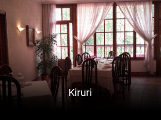 Reserve ahora una mesa en Kiruri