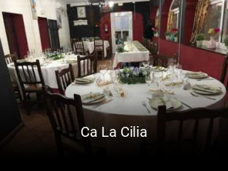 Reserve ahora una mesa en Ca La Cilia