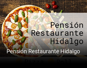 Pensión Restaurante Hidalgo reservar mesa