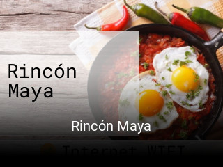 Rincón Maya reserva de mesa