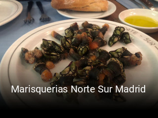 Marisquerias Norte Sur Madrid reservar mesa