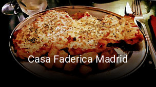 Casa Faderica Madrid reserva