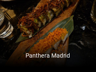 Panthera Madrid reservar mesa