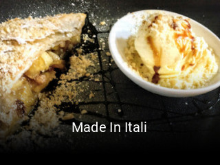 Reserve ahora una mesa en Made In Itali