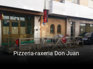 Pizzeria-raxeria Don Juan reservar mesa