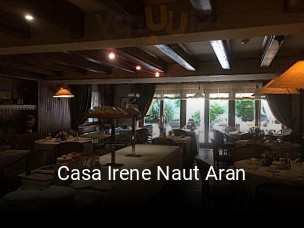 Reserve ahora una mesa en Casa Irene Naut Aran