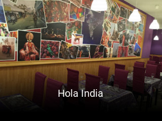 Hola India reserva de mesa