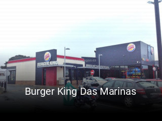 Reserve ahora una mesa en Burger King Das Marinas