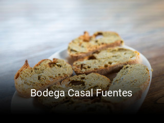Bodega Casal Fuentes reservar mesa