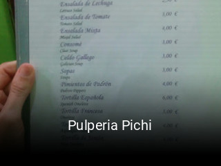 Pulperia Pichi reserva de mesa