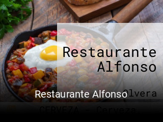 Restaurante Alfonso reservar mesa