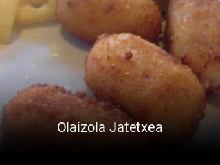 Olaizola Jatetxea reserva de mesa