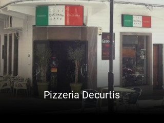 Pizzeria Decurtis reservar mesa
