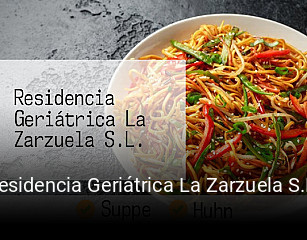Residencia Geriátrica La Zarzuela S.L. reserva de mesa