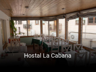 Hostal La Cabana reserva de mesa