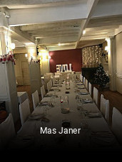 Reserve ahora una mesa en Mas Janer