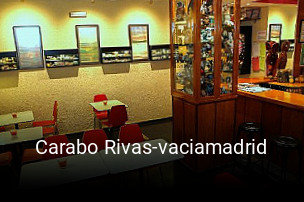 Reserve ahora una mesa en Carabo Rivas-vaciamadrid