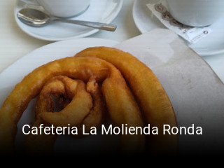 Cafeteria La Molienda Ronda reservar en línea