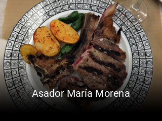 Asador María Morena reserva de mesa