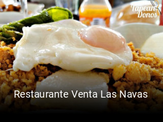 Reserve ahora una mesa en Restaurante Venta Las Navas