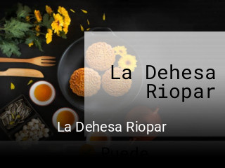 La Dehesa Riopar reservar mesa