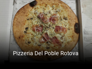 Reserve ahora una mesa en Pizzeria Del Poble Rotova