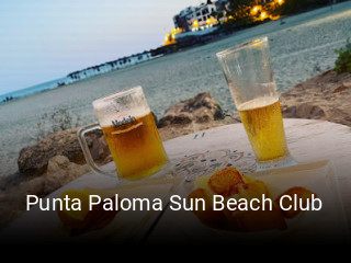 Punta Paloma Sun Beach Club reservar mesa