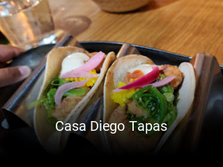 Reserve ahora una mesa en Casa Diego Tapas