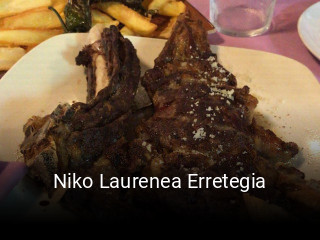 Reserve ahora una mesa en Niko Laurenea Erretegia