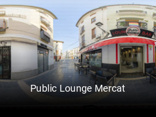 Reserve ahora una mesa en Public Lounge Mercat