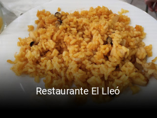 Restaurante El Lleó reserva de mesa