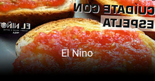 El Nino reservar mesa