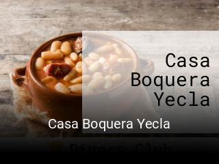 Reserve ahora una mesa en Casa Boquera Yecla