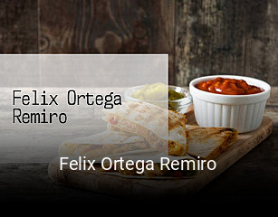 Felix Ortega Remiro reserva de mesa