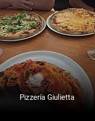 Pizzería Giulietta reservar mesa