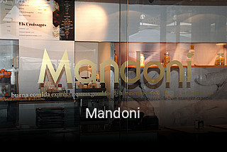 Reserve ahora una mesa en Mandoni