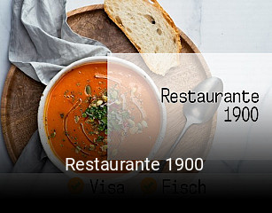 Restaurante 1900 reservar mesa