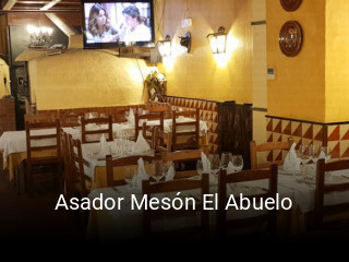Asador Mesón El Abuelo reserva de mesa