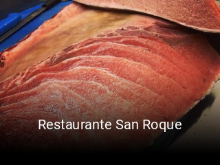 Restaurante San Roque reserva