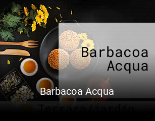 Barbacoa Acqua reserva de mesa