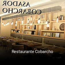 Restaurante Cobarcho reserva de mesa