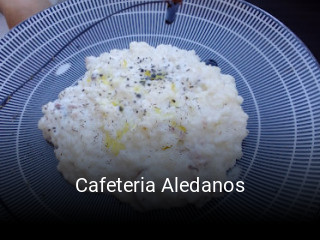 Cafeteria Aledanos reservar mesa