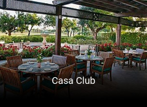 Casa Club reserva de mesa