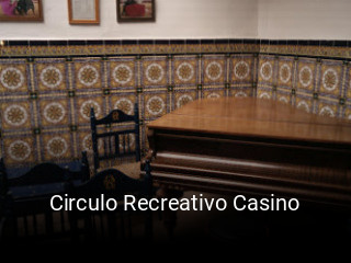 Circulo Recreativo Casino reserva de mesa