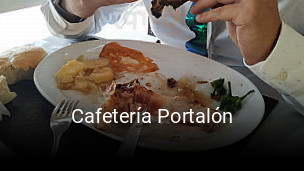 Cafetería Portalón reservar mesa