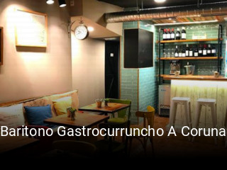 Baritono Gastrocurruncho A Coruna reservar en línea