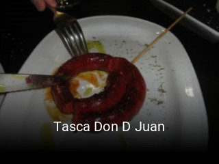 Tasca Don D Juan reservar mesa