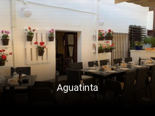 Reserve ahora una mesa en Aguatinta