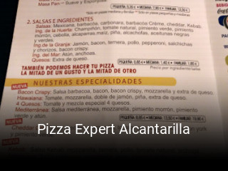 Reserve ahora una mesa en Pizza Expert Alcantarilla